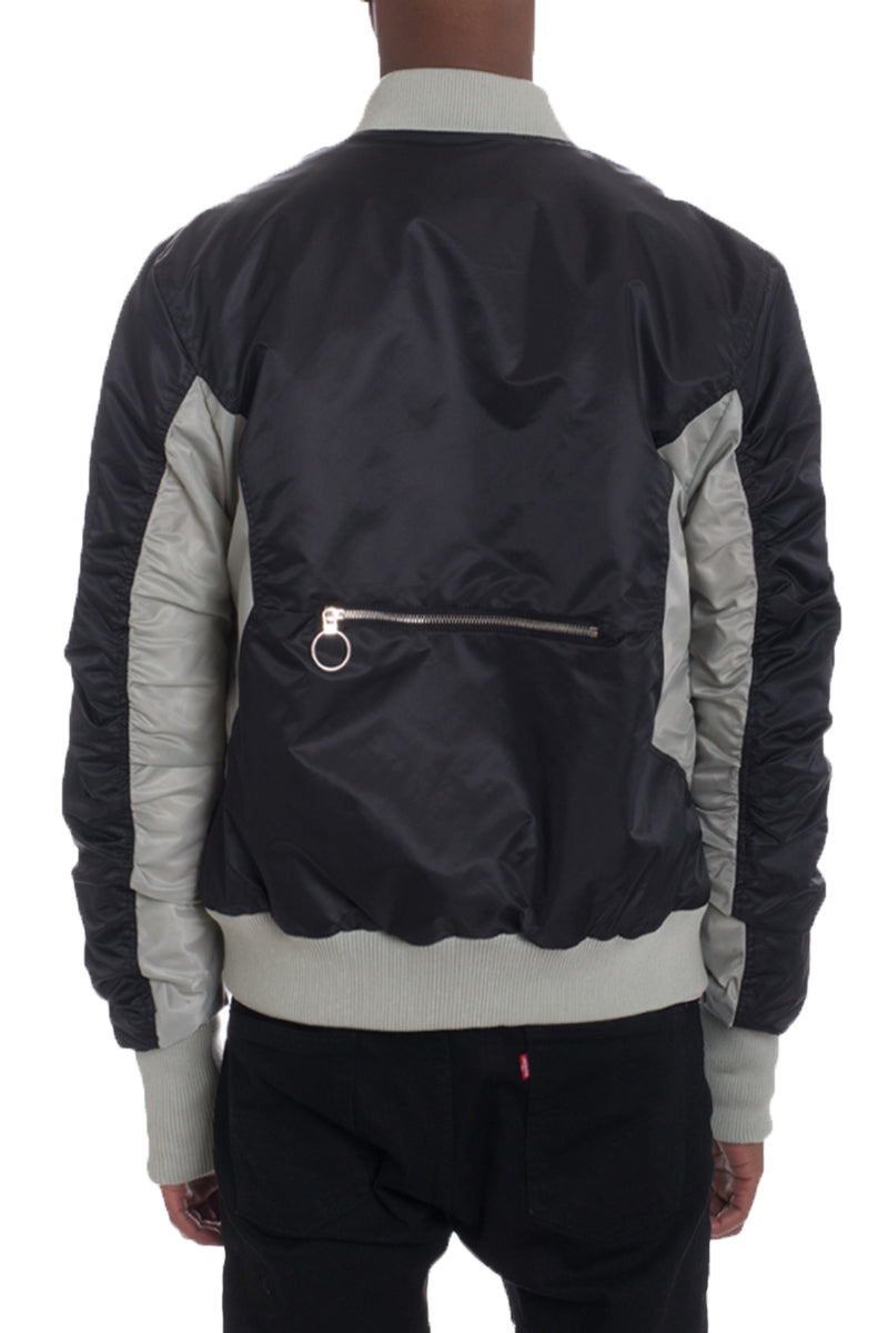 Mens Two Tone Bomber Jacket