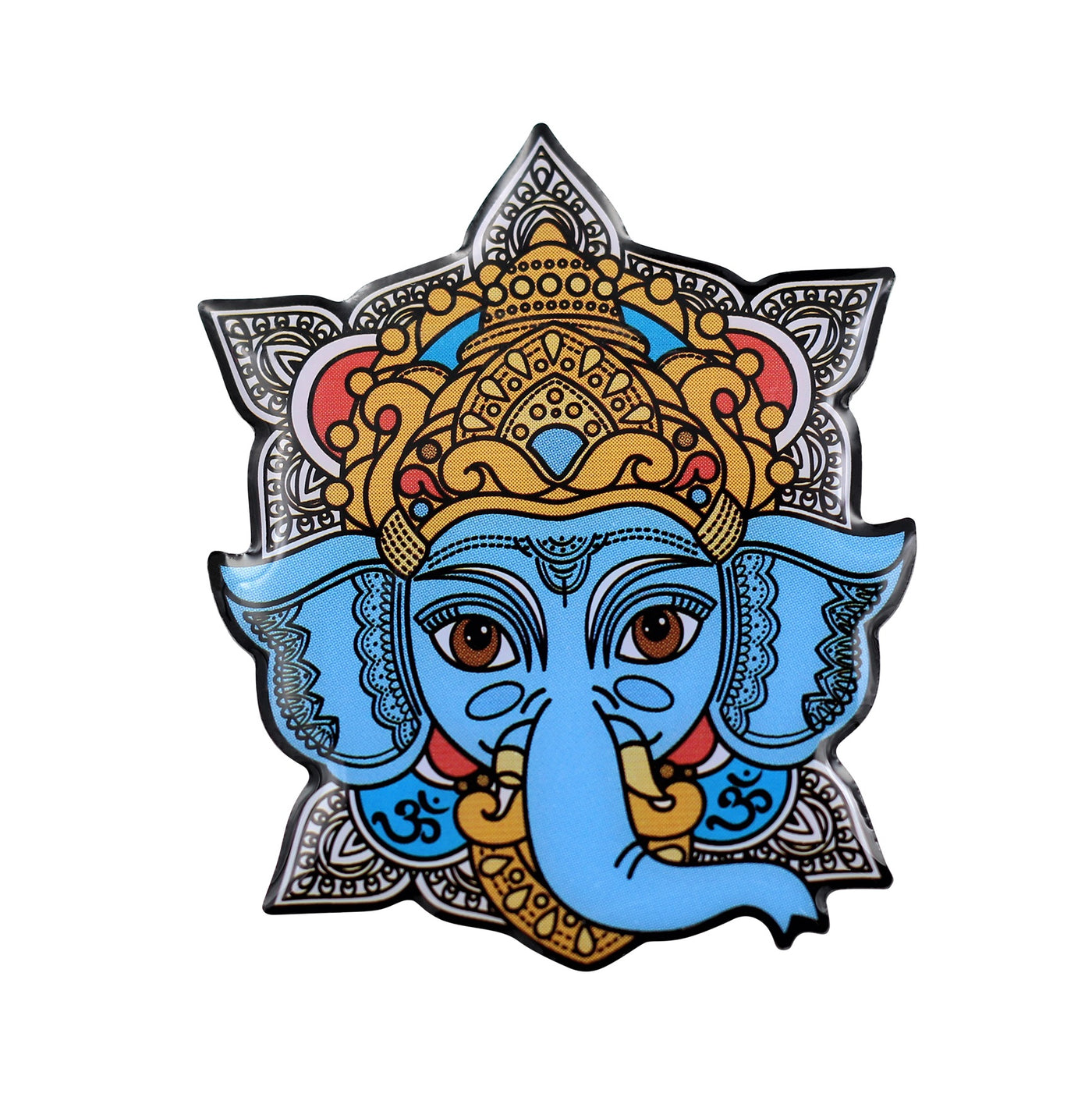 Ganesh Enamel Pin – Hindu Elephant Lapel Pin Lucky Ganesh