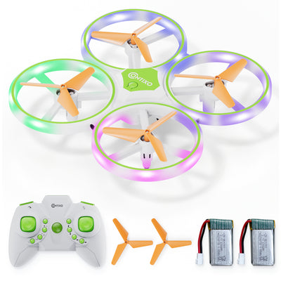 TD1 Dragonfly Light Up RC Quadcopter Beginner Stunt Drone for Kids