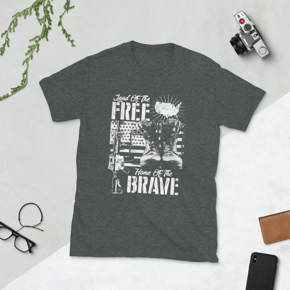 Land of The Free Veteran Shirt