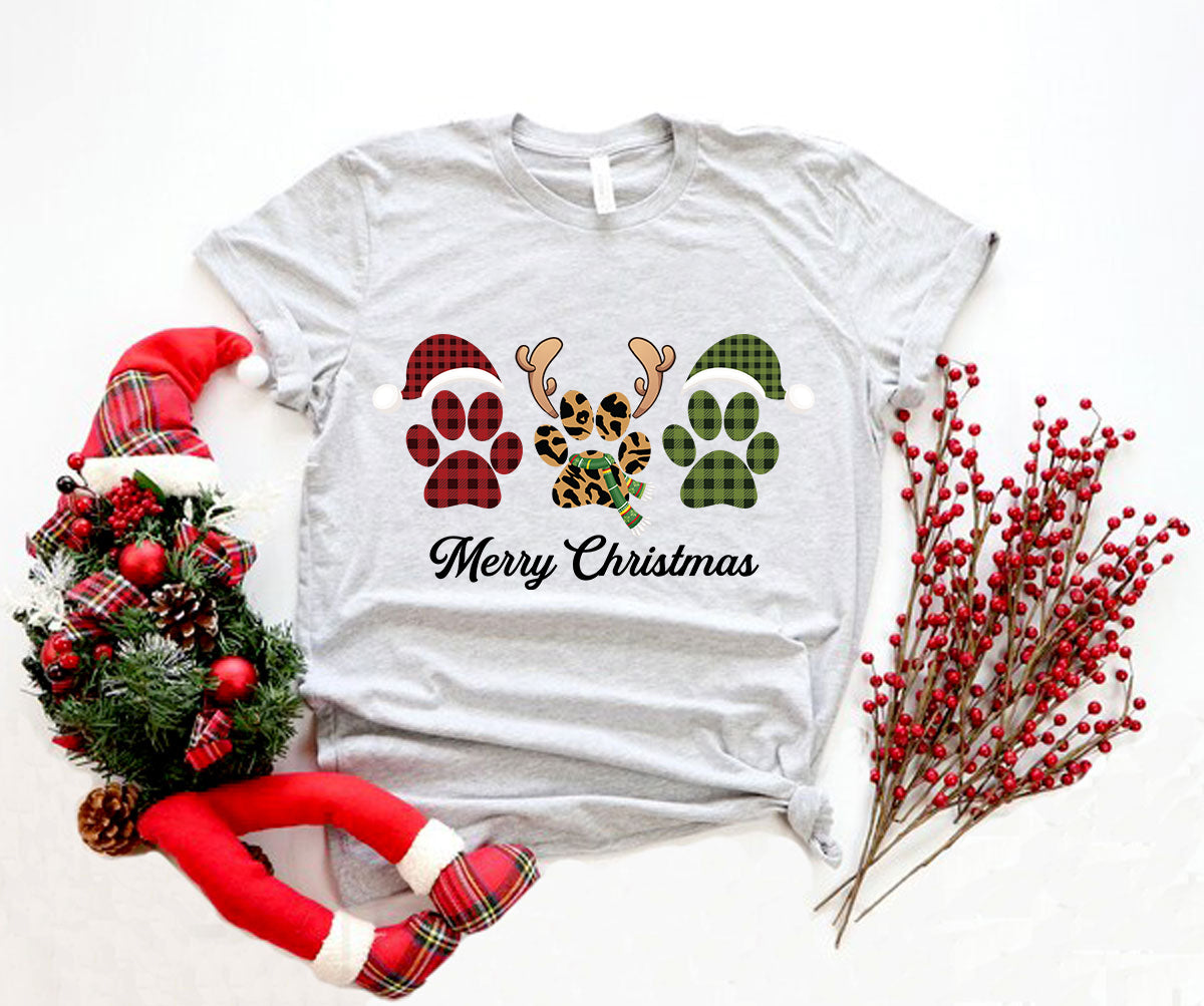 Paw Merry Christmas Shirt