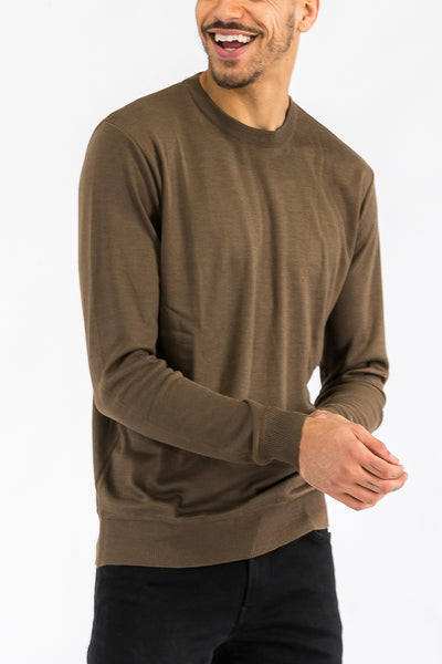 ROUND NECK KNIT SWEATER NR2011