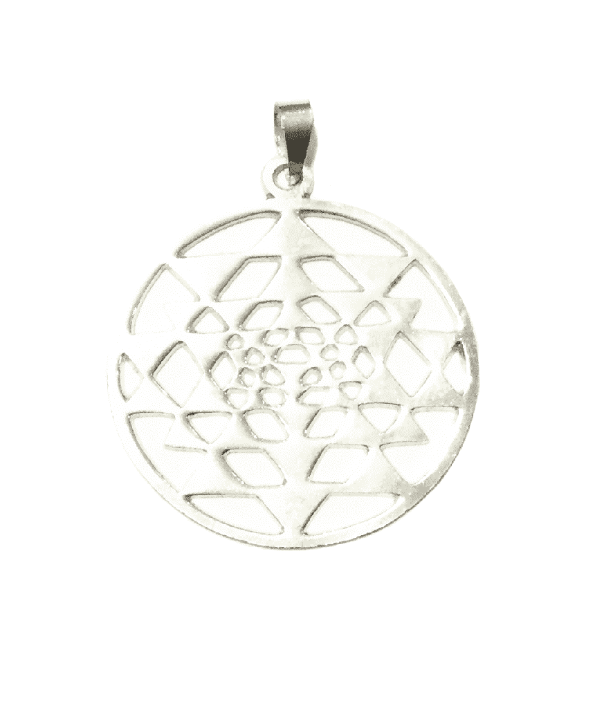 Silver Round Pendant