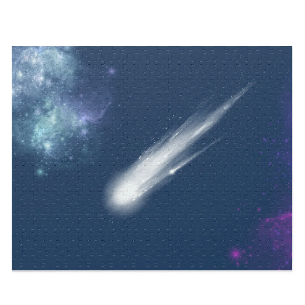 Universe with Darting Comet Jigsaw Puzzle 500-Piece