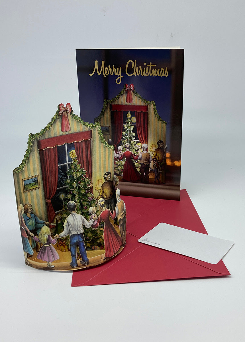 Ducklingcards 3D Greeting Cards - Family Christmas