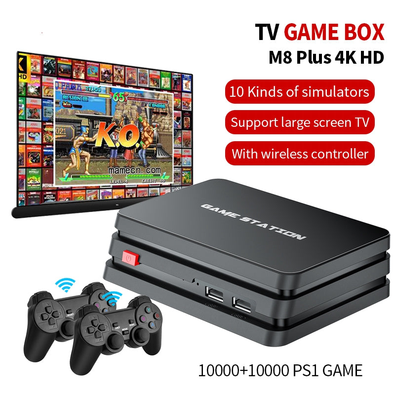 Video Game Consoles Built-in 10000+Games With Wireless Controller