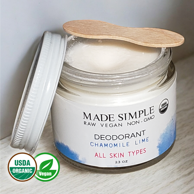 Certified Organic Vegan Chamomile Lime Deodorant