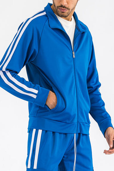 Two Stripe Zip Up Track Jacket