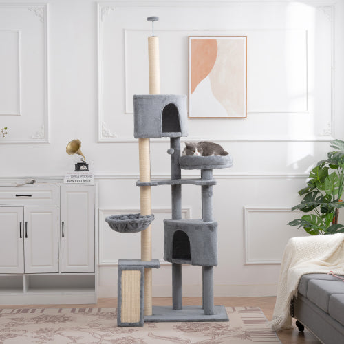 Cat Tree, 105-Inch Cat Tower for Indoor Cats US warehouse