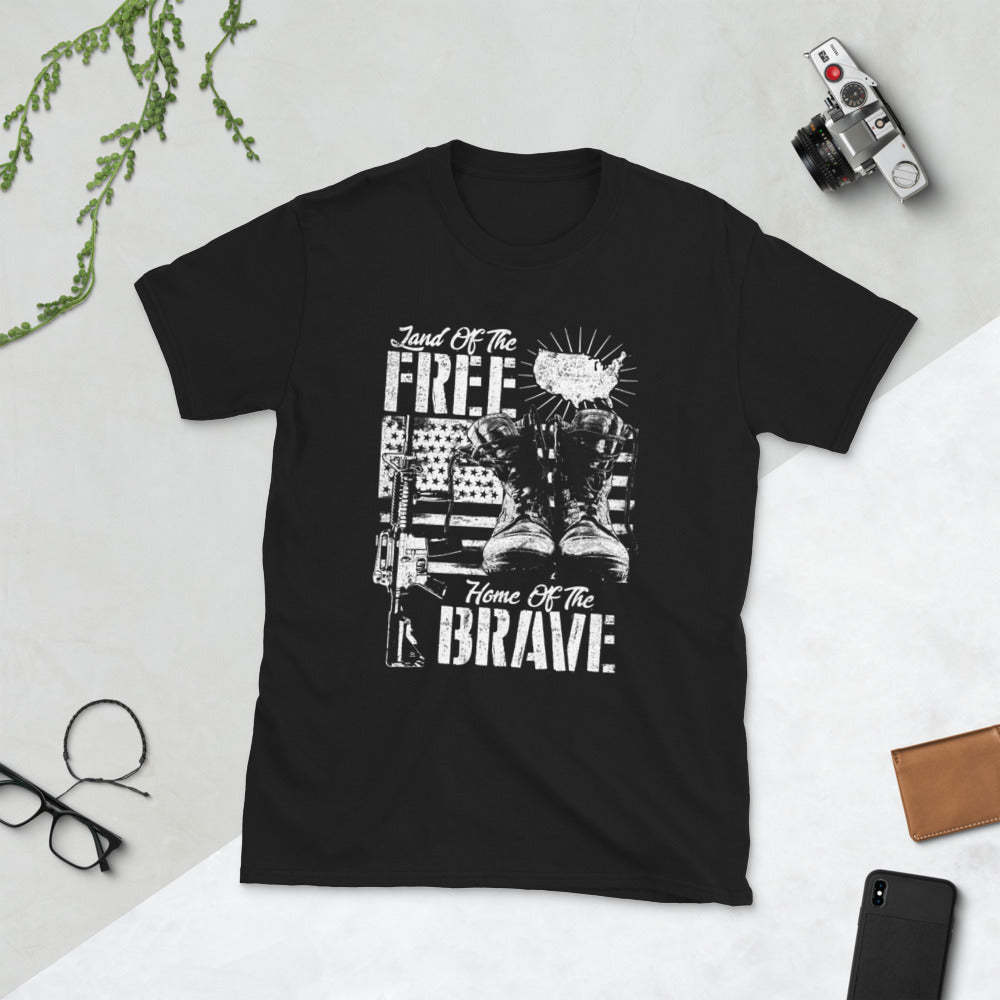 Land of The Free Veteran Shirt