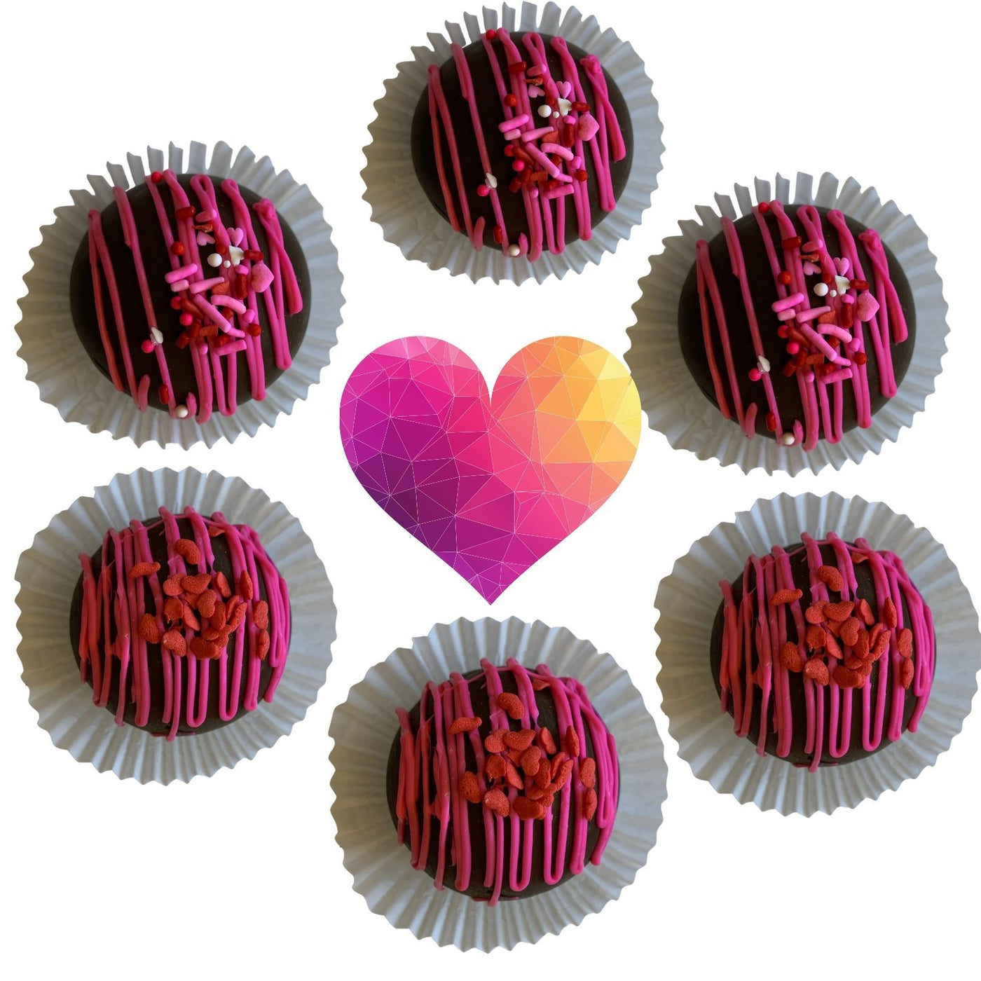 Valentines Day Gifts Hot Chocolate Bombs Filled with Marshmallow