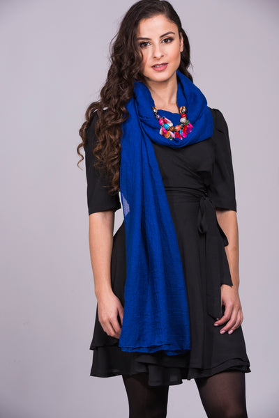 Infinity Scarf with Jewel Design in Premium Cotton