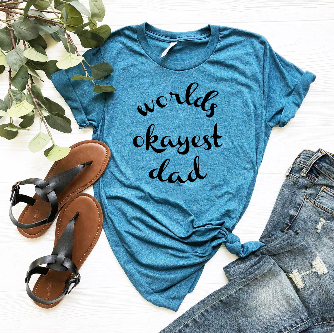 Worlds Okayest Dad Shirt