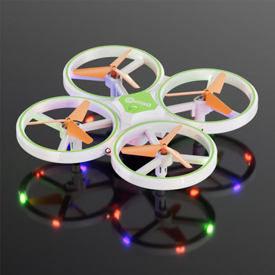 TD1 Dragonfly Light Up RC Quadcopter Beginner Stunt Drone for Kids