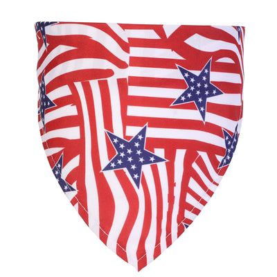 American Flag Pet Slobber Single Layer Printing