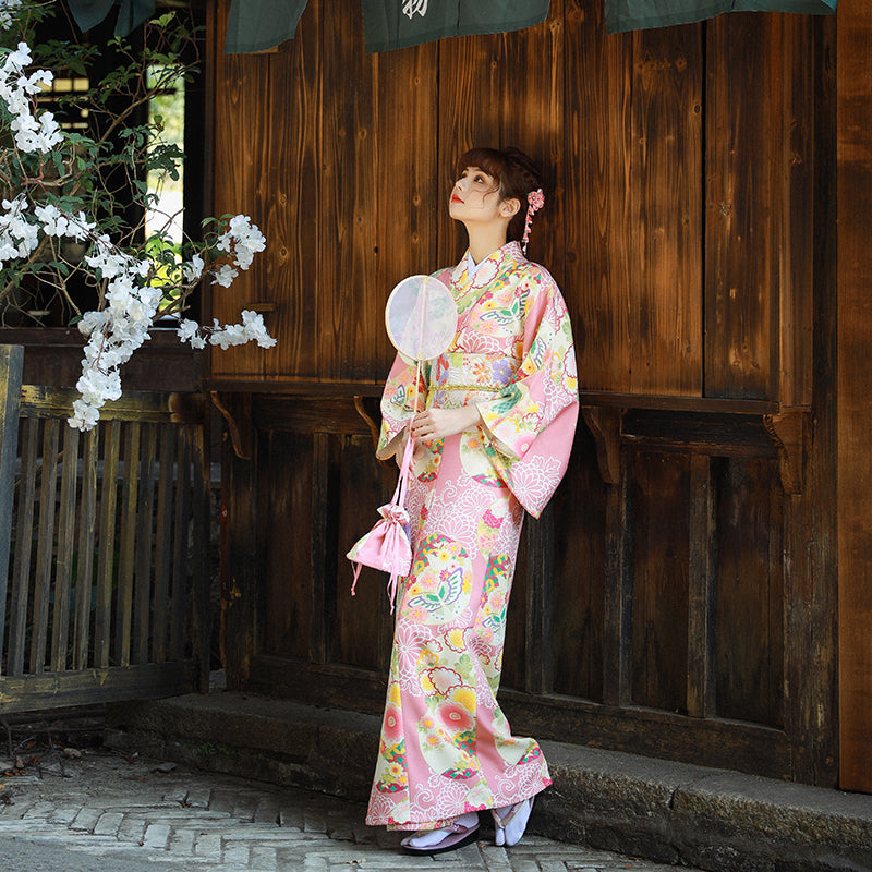 Gods Girl Japanese Style Kimono Sakura Yukata