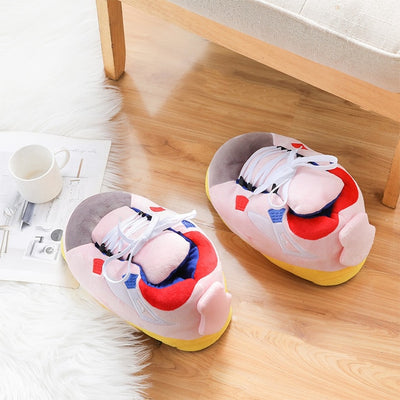 Winter Spoof Warm Home Cotton Slippers