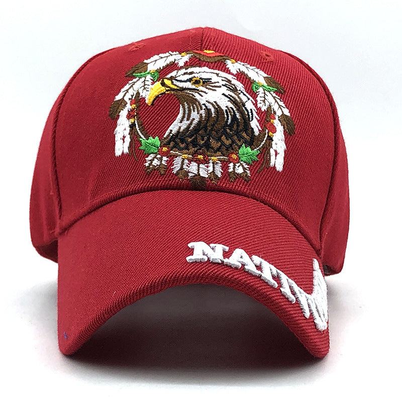 Eagle Embroidered Baseball Cap