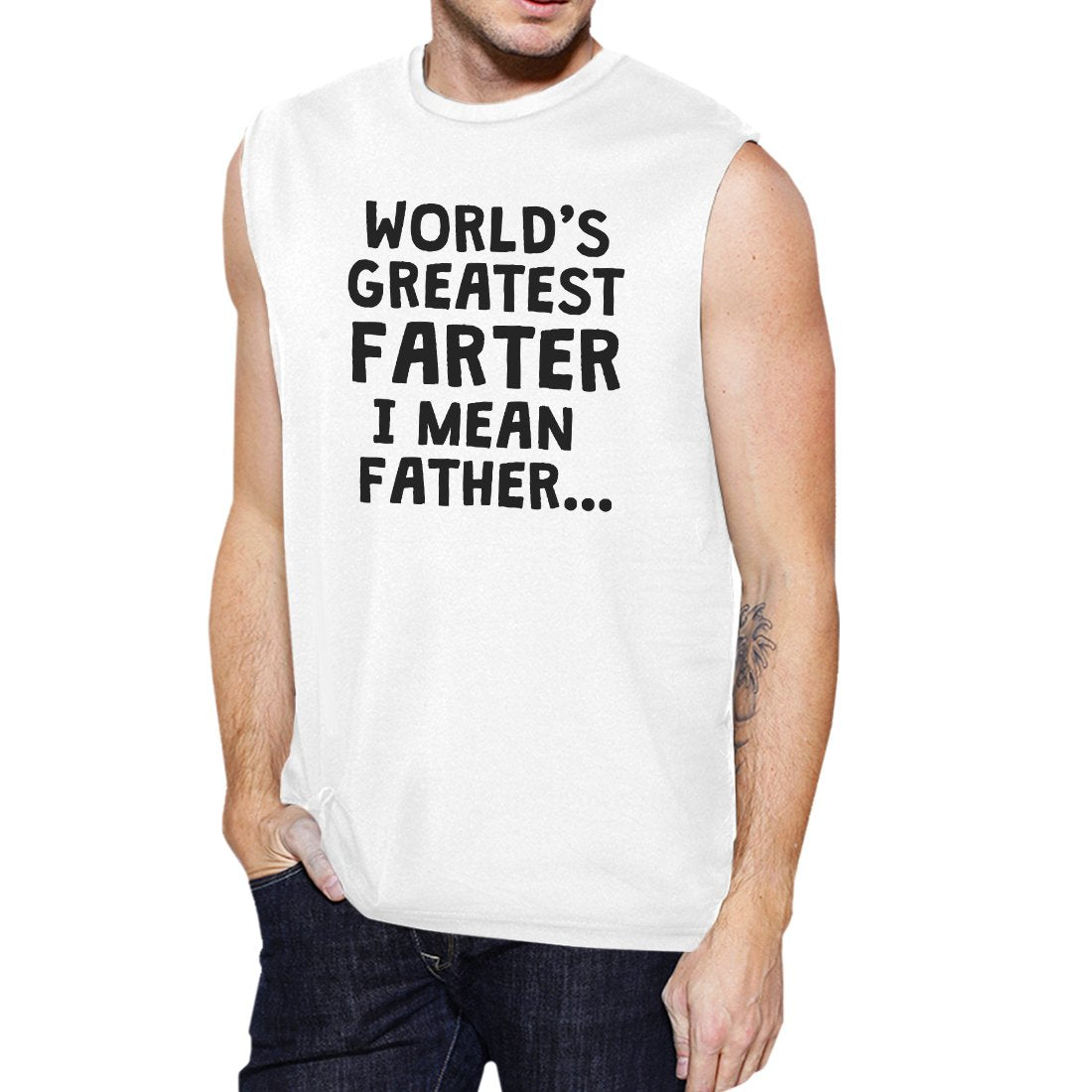 Farter Father Mens Legendary Fathers Day Muscle