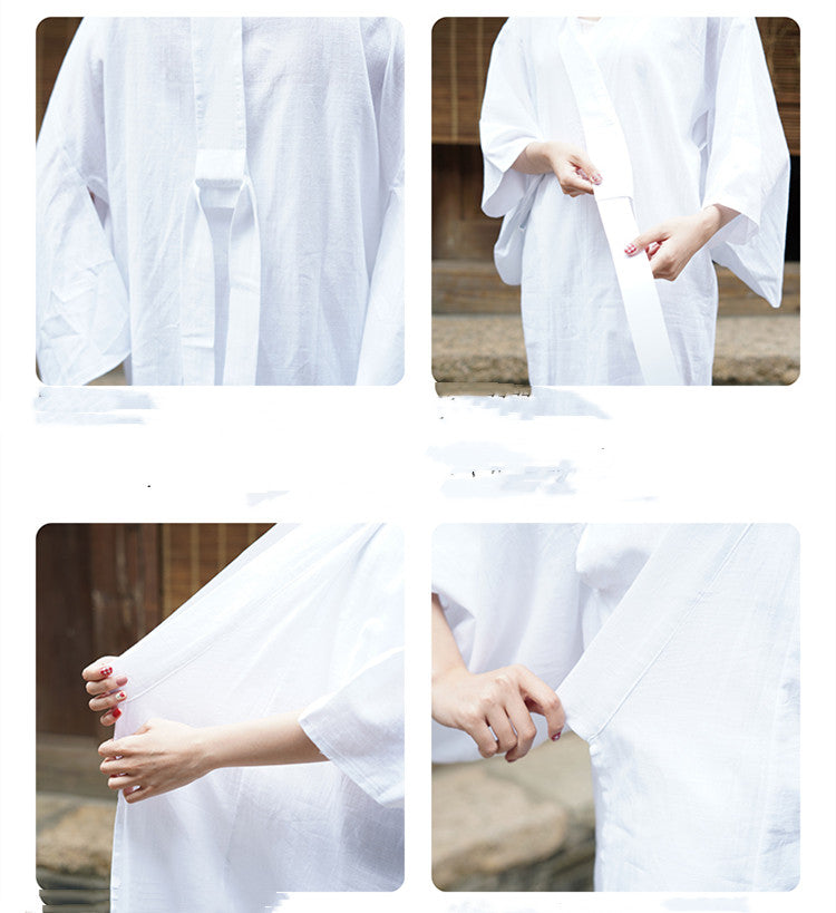 Moonlight Kimono Yukata Kimono Haori White Inner Layer