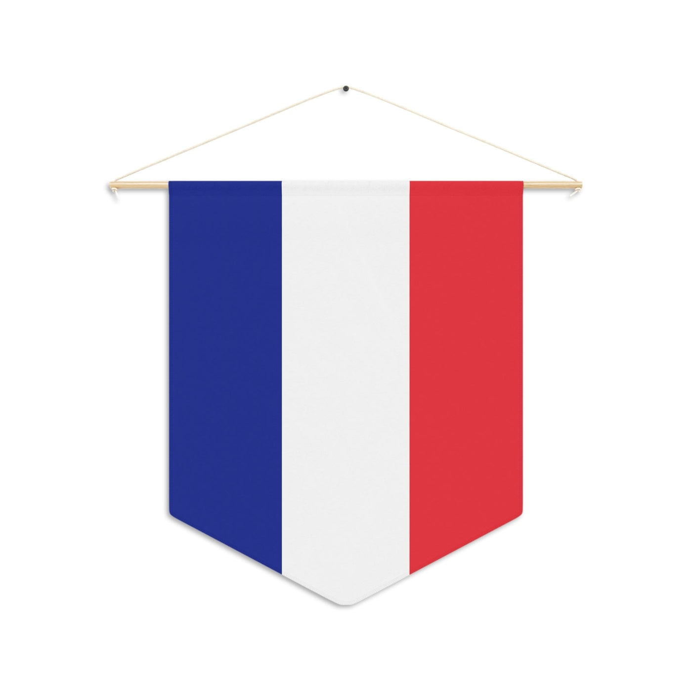 Pennant Flag of France to hang in polyester