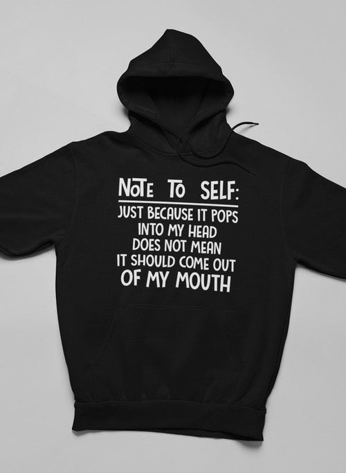 Note To Self Hoodie