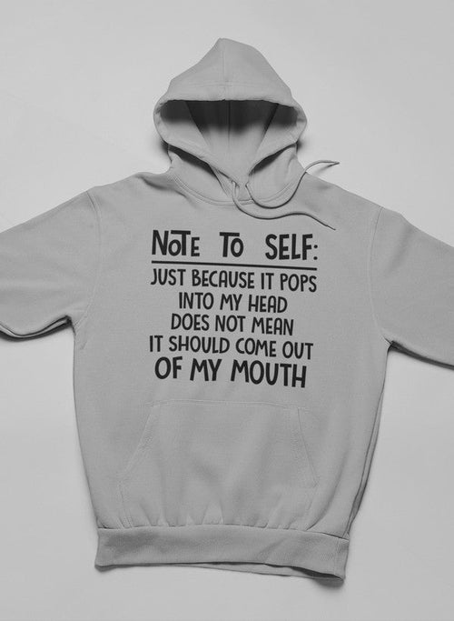 Note To Self Hoodie