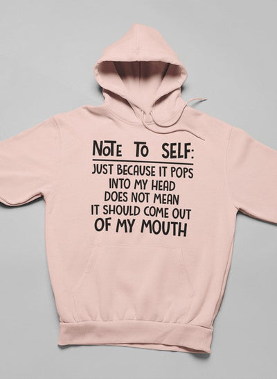 Note To Self Hoodie