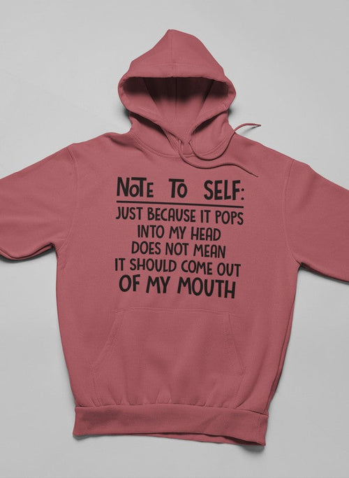 Note To Self Hoodie