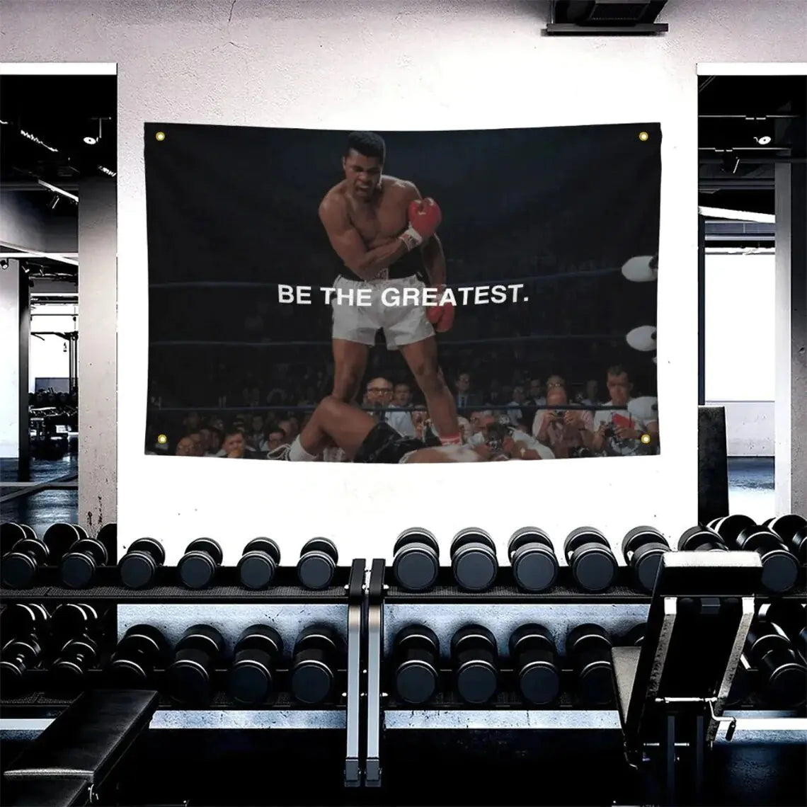 Muhammad Ali Boxing Flag Motivational Gym Flag