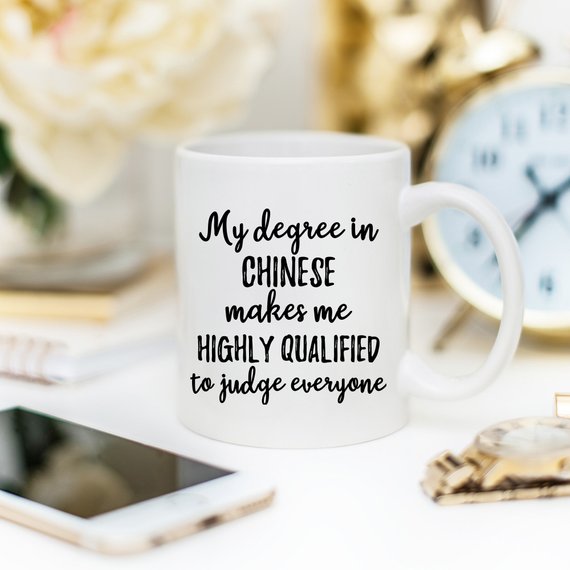 Chinese Teacher Gift,Chinese Teacher Mug, Chinese