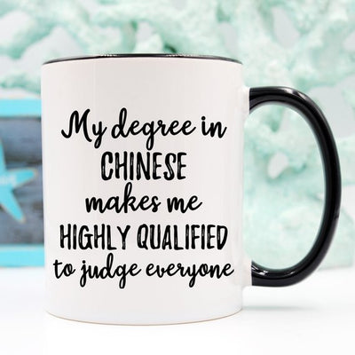 Chinese Teacher Gift,Chinese Teacher Mug, Chinese