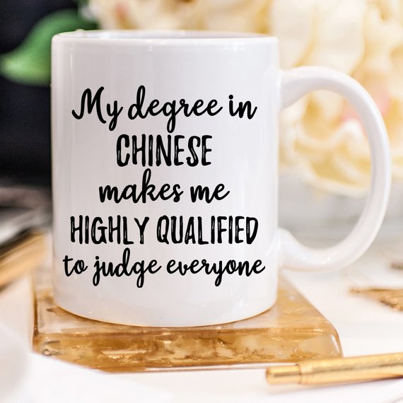 Chinese Teacher Gift,Chinese Teacher Mug, Chinese