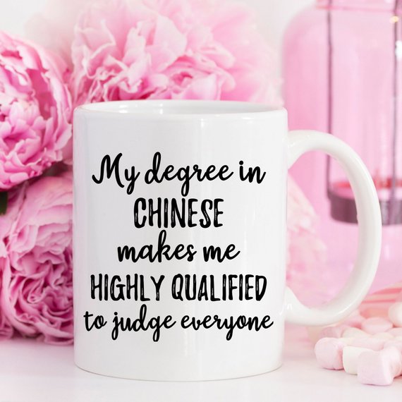 Chinese Teacher Gift,Chinese Teacher Mug, Chinese