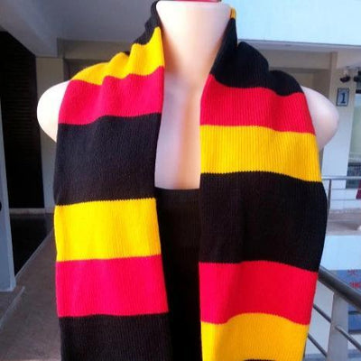 Yarn multi colored neck scarf and cover handwoven winter scarf