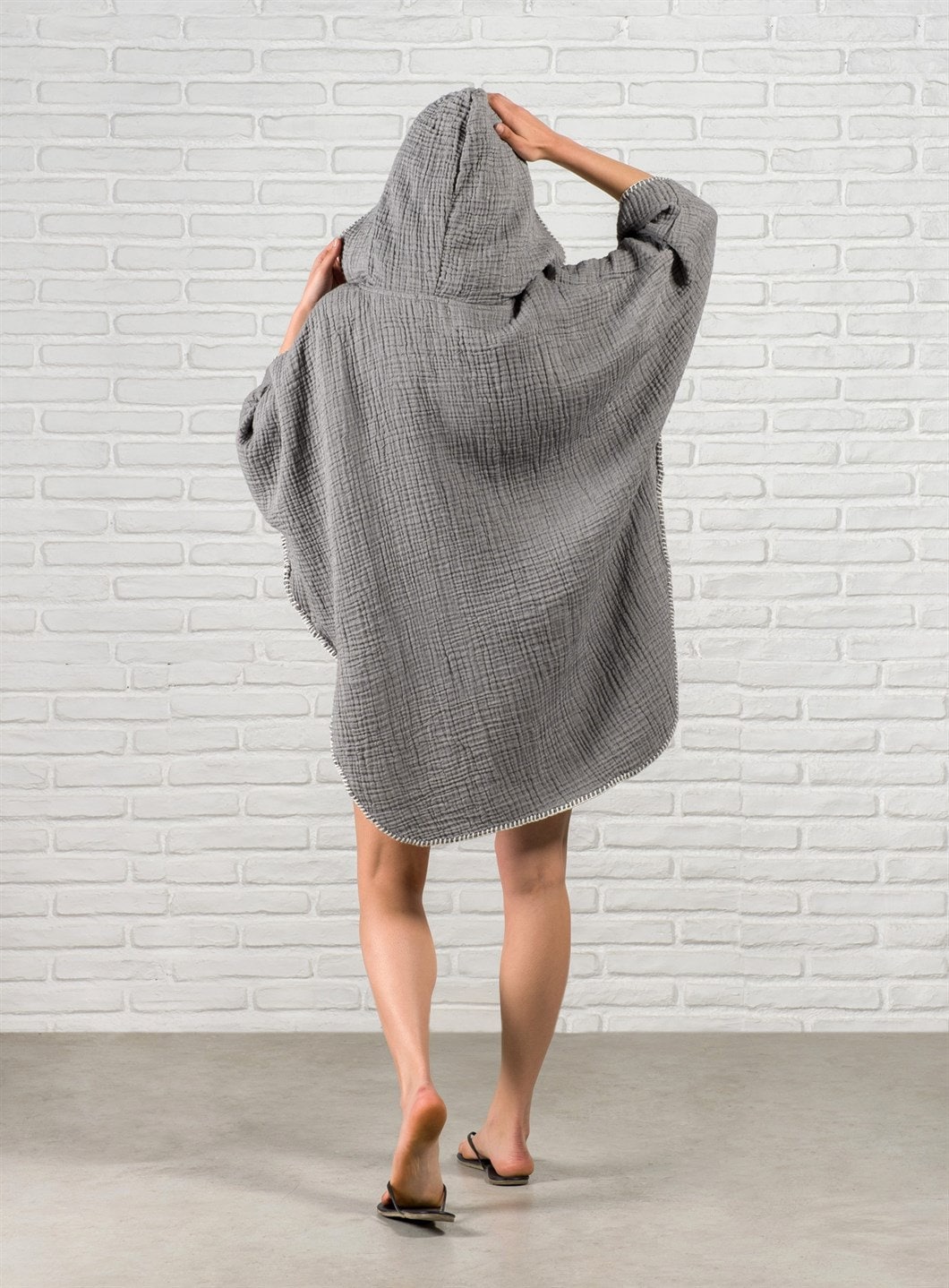 Organic Cotton Boho Surf Poncho