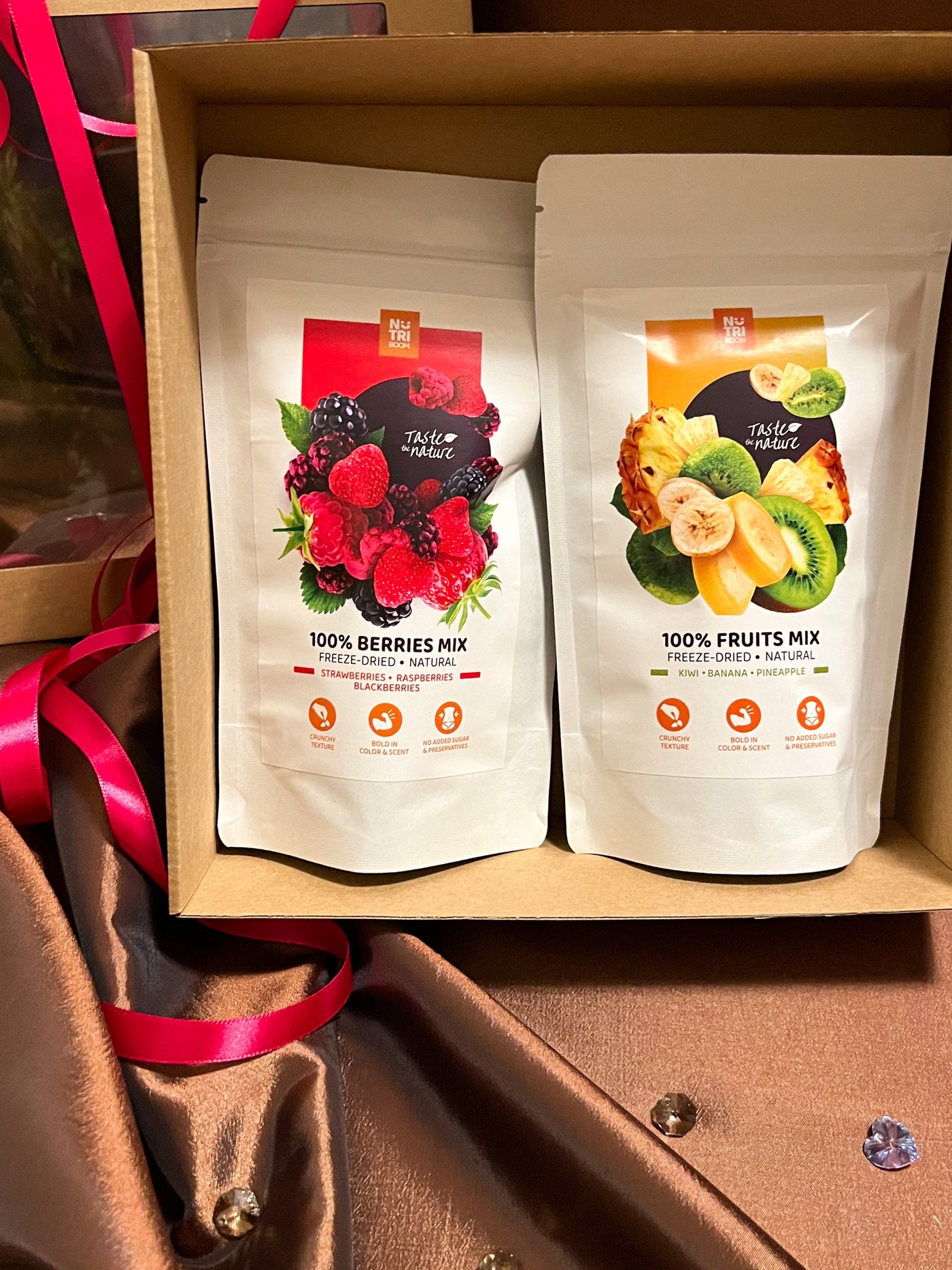 Gift Set, Freeze dried Berries Mix + Fruit Mix