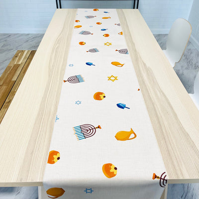 Hanukkah Confetti Table Runner