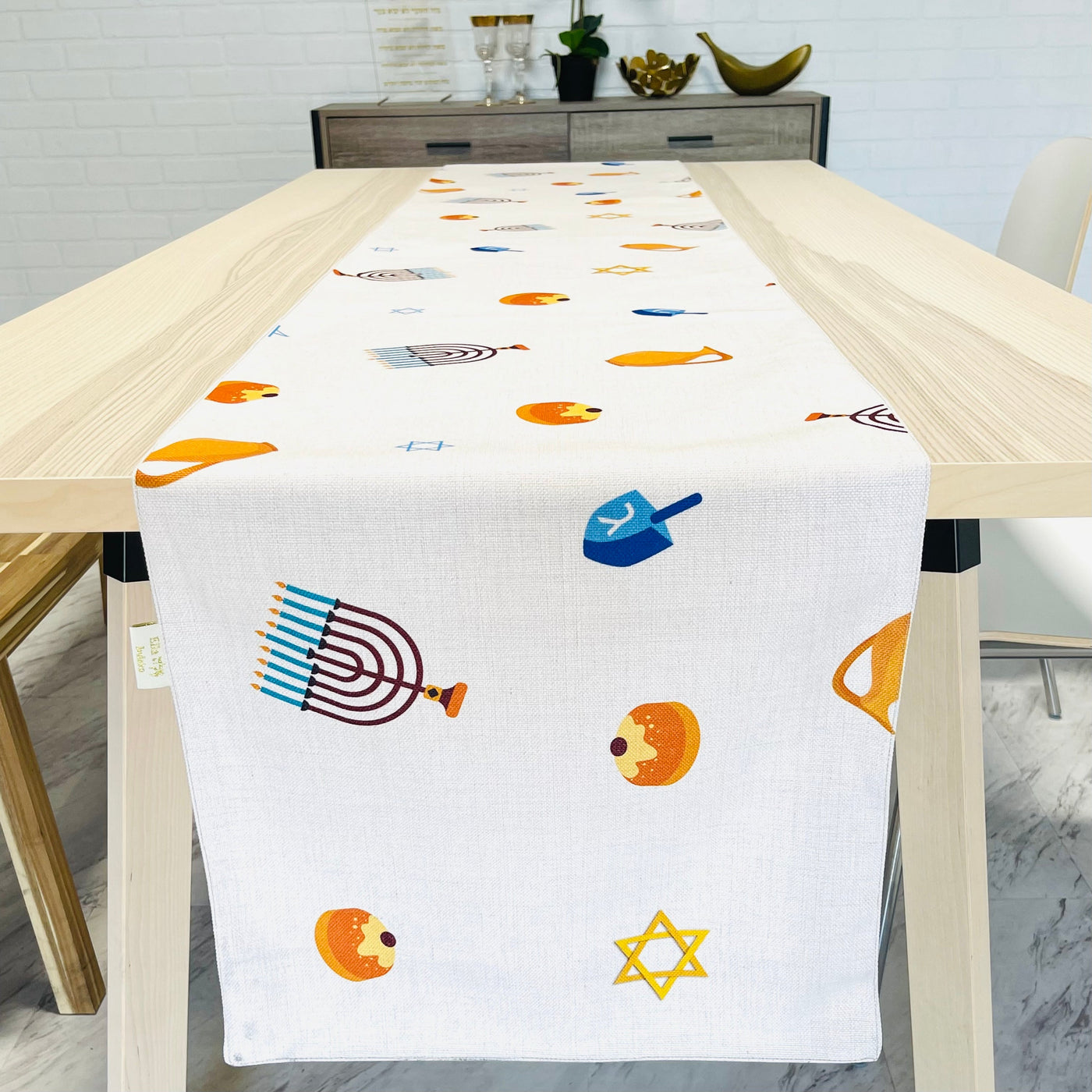 Hanukkah Confetti Table Runner