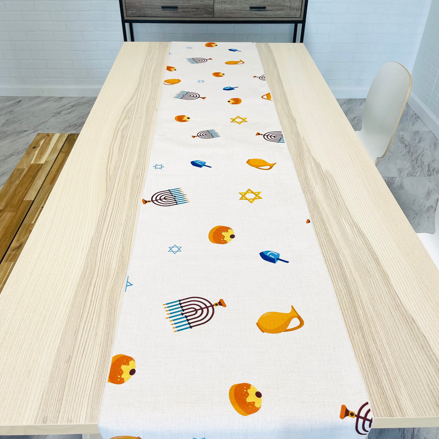 Hanukkah Confetti Table Runner