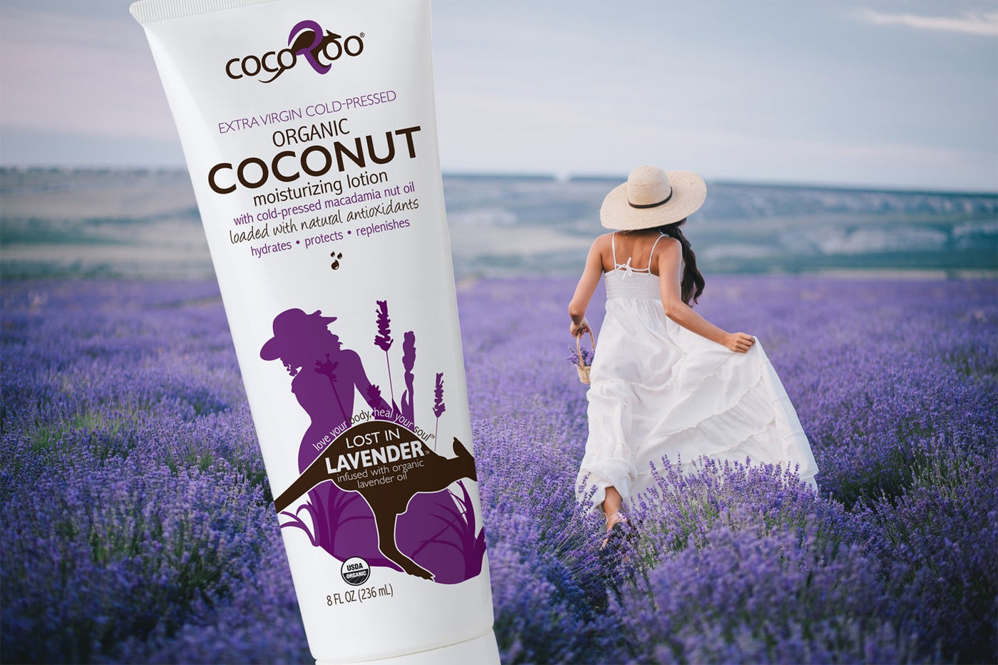 Lost in Lavender Organic Coconut Oil Moisturizer