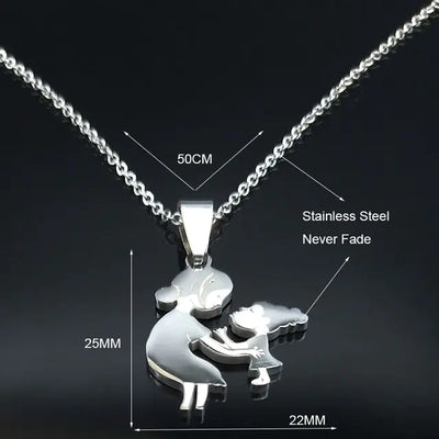 Mom-Child Family Necklace Set