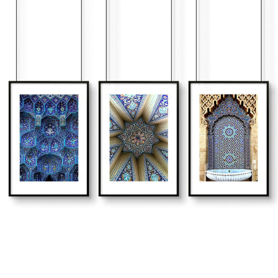 Modern wall art Islamic | Set of 3 wall art prints