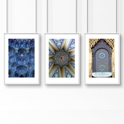 Modern wall art Islamic | Set of 3 wall art prints