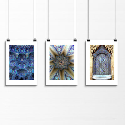 Modern wall art Islamic | Set of 3 wall art prints