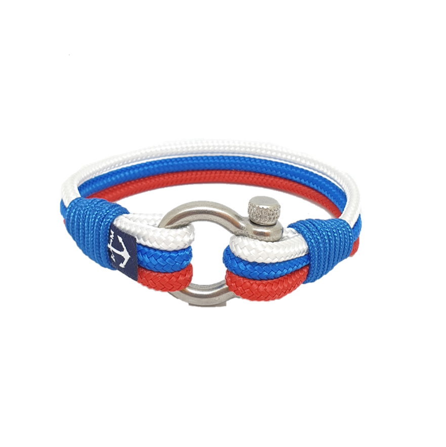 Russian Flag Nautical Bracelet