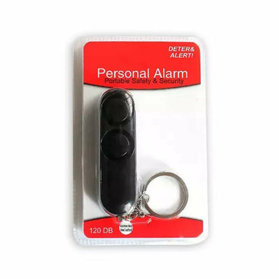 2 Pcs 120dB Self Defense Dual Speaker Extra Loud Personal Safety Alarm