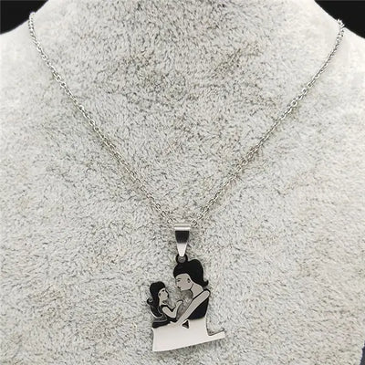 Mom-Child Family Necklace Set