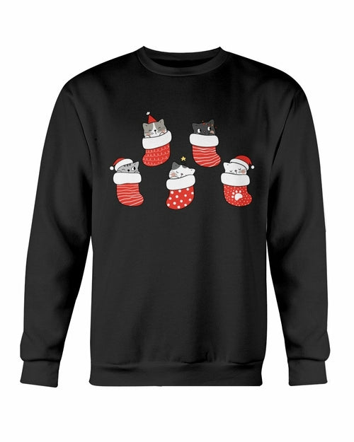 Cute Cats Christmas Sweatshirt