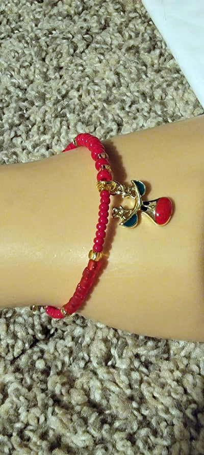 Christmas Memory Wire Bracelets